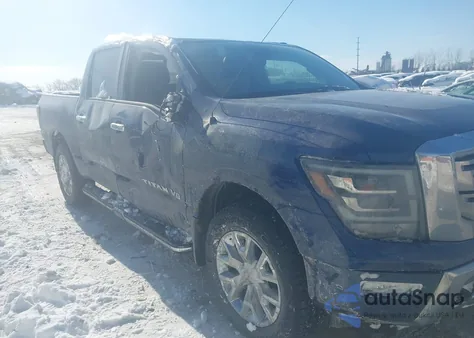 2020 Nissan Titan Sl 4X4 из США, поврежденный, VIN 1N6AA1ED0LN510226